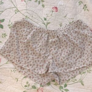 Brandy Melvile Floral Print Pajama Shorts